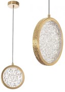Lampadario a Sospensione in Cristallo LED G089-1CP Złota