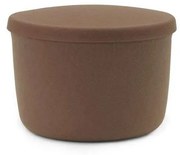 Normann Copenhagen - Hide Storage Pouf Small Brown Normann Copenhagen