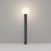 Lampada Da Terra Moderna Per Esterno Alluminio Nero 1 Luce E27 60W Ip54 A++