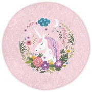 Tappeto rosa per bambini ø 120 cm Comfort - Mila Home