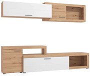 BILLIE - parete attrezzata quattro ante moderna minimal in legno