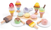 Set di dolci e gelati in legno - 25 pezzi