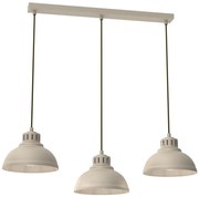 Lampadario a sospensione con filo SVEN 3xE27/15W/230V beige