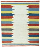 Kilim Tappeto persiano 90 x 110 Beige (Iran) Tessuto A Mano