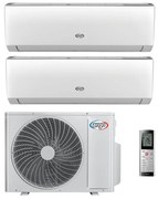 Condizionatore a muro multisplit ARGO ARGO DUAL 18 DCI R32 9 + 12 kw 5.65 18000 BTU classe raffreddamento A++ classe riscaldamento A+