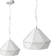 Lampada Da Soffitto Pensile Metallico Bianco APP237-1CP