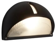 Lampada da parete esterna a led kentucky - nero, satinato, ip44