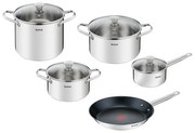 Set di pentole in acciaio inox 9 pezzi Cook Eat - Tefal