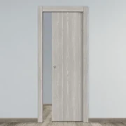Porta scorrevole Irion grigio L 70 x H 210 cm reversibile