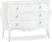 JALEN - comò in legno massello bombato