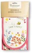 Guanto da cucina in cotone doppio Be Happy Bee Happy - Cooksmart ®