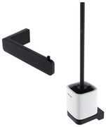 NIMCO MAC set-94KN-90 - Scopino a parete e porta carta igienica MAYA