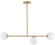 Lampadario a sospensione con supporto rigido GAMA 3xG9/12W/230V oro