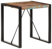 Tavolo da pranzo 70x70x75 cm in legno massello di recupero