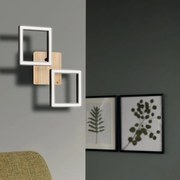 Applique LED industriale Rog grigio IP20, luce bianco naturale 2000 lumen, INSPIRE