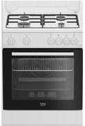 Cucina a gas bianca a 4 fuochi da 64 litri - FBG62121WD - beko