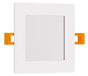 Pannello LED Quadrato 8W 800lm Foro 110x110mm Osram chip LED Colore Bianco Caldo 3.000K