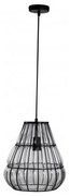 Wofi 6404.01.10.9000 - Lampadario a sospensione con filo BANKS 1xE27/40W/230V