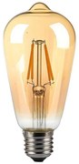 Lampadina LED FILAMENT AMBER ST64 E27/8W/230V 2200K