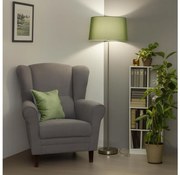 Brilagi - Lampada da terra LED CERIA 1x E27/40W/230V Ø 45 cm verde/cromo opaco