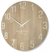 FLEXISTYLE Orologio da parete dal design industriale, grande, diametro 80 cm