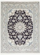 Nain Tappeto persiano 200 x 150 Blu (Iran) Annodato A Mano
