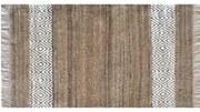 Tappeto 110x170 cm juta beige rombi