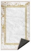 Tappeto in bianco-oro 160x230 cm - Mila Home