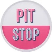 Vassoio melammina 35 cm rosa Maiolika