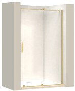 Porta doccia Rea Montana 120 Gold brush