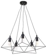 Lampada a sospensione TREKANT 5xE27/60W