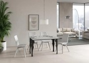 Tavolo Paxon Double allungabile 120x90 cm, 120x45/90 cm Paxon Double / Bianco