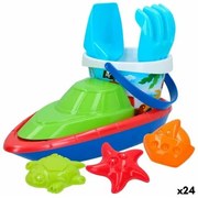 Set di giocattoli per il mare Colorbaby 8 Pezzi Barca polipropilene (24 Unità)