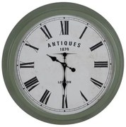 Orologio da Parete Verde Ferro 70 x 70 x 6,5 cm