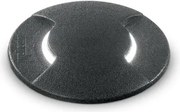 Way round segnapassi ip67 1 luce attacco gx53 nero 16cm doppio fasc...