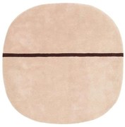 Normann Copenhagen - Oona Rug 140x140 Rose Normann Copenhagen