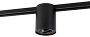 Faretto da binario monofase nero moderno - Iconic Rondoo Up