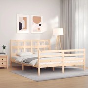Giroletto con testiera 160x200 cm in legno massello