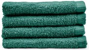 Set di asciugamani con asciugatura rapida verdi in cotone 4 pz 30x30 cm Quick Dry – Catherine Lansfield