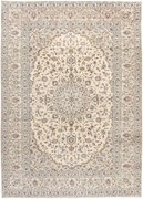 Kashan Tappeto persiano 360x260 Beige (Iran) Annodato A Mano