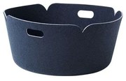 Muuto - Restore Round Cestino Midnight Blue Muuto