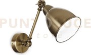 Newton applique a parete brunito 1 luce attacco e27 orientabile