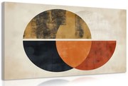 Quadro su tela – Japandi cerchi moderni
