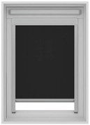 Tenda a rullo oscurante cordless Lucernario Oslo nero 134x98 cm