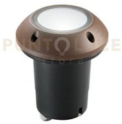 Faro carrabile a incasso hummer up bronzo 1 luce attacco gu10 ip67 ...