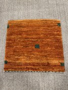 Gabbeh Tappeto 40 x 40 Giallo (Iran) Annodato A Mano