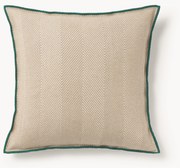 Copricuscino con motivo a spina di pesce Agatha