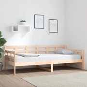 Dormeuse in legno massello di pino 90x200 cm