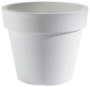 Vaso per piante e fiori SUPER in polietilene bianco H 43 cm Ø 50 cm