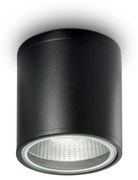 Plafoniera Moderna Gun Alluminio Nero 1 Luce Gu10